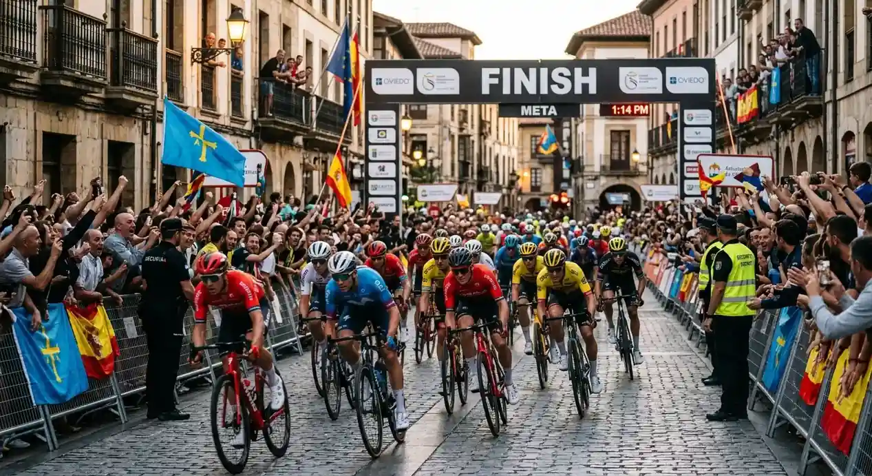 Подреждане за финал на планински етап от Vuelta a España